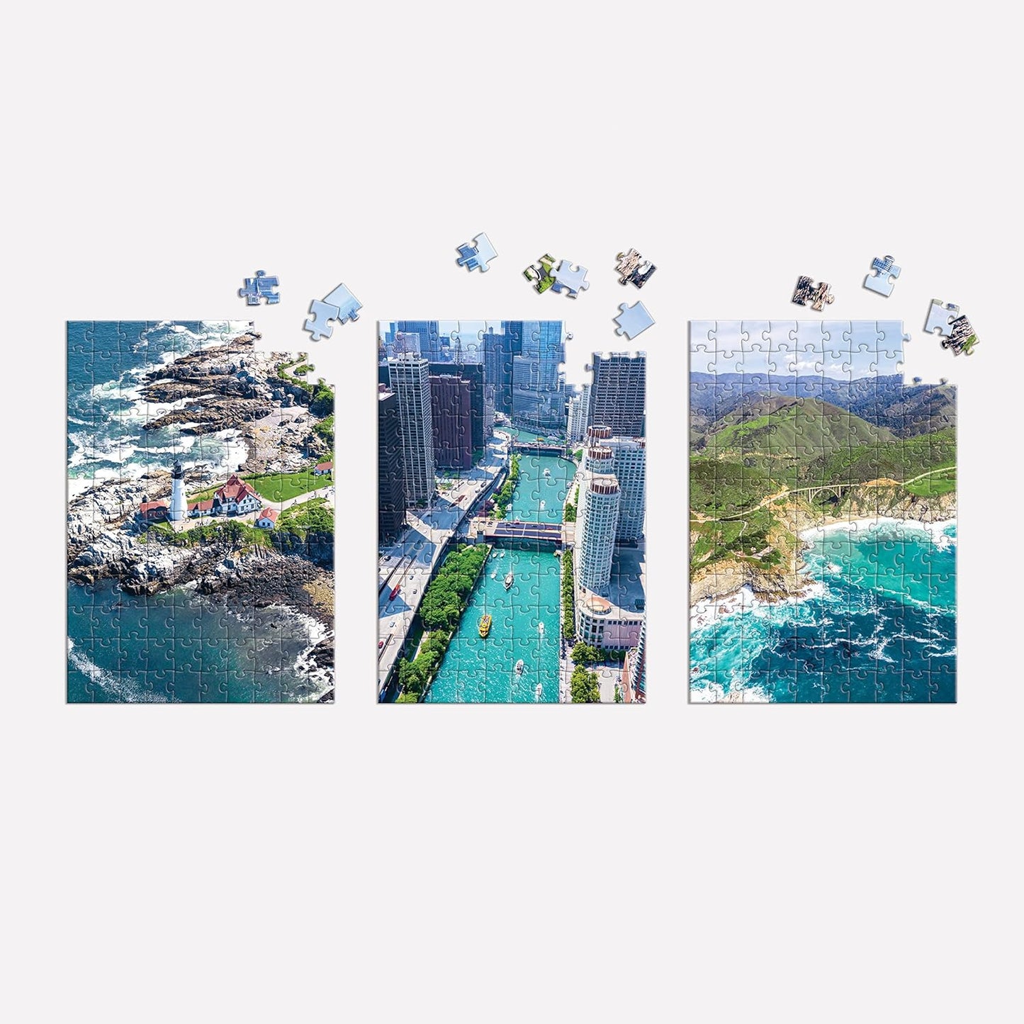 Gray Malin The USA Aerials 3-In-1 Puzzle Set