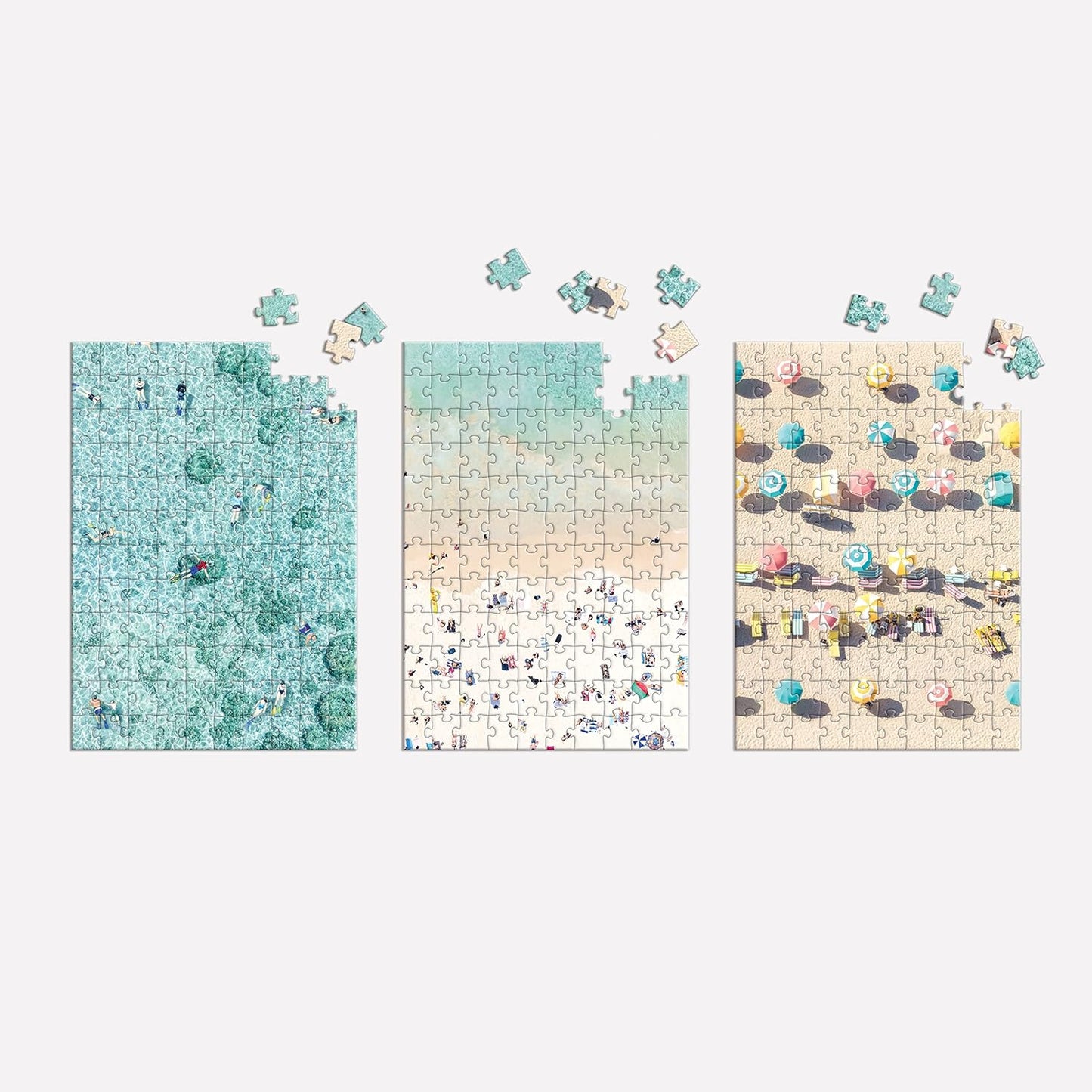 Gray Malin The Beachside 3-In-1 Puzzle Set