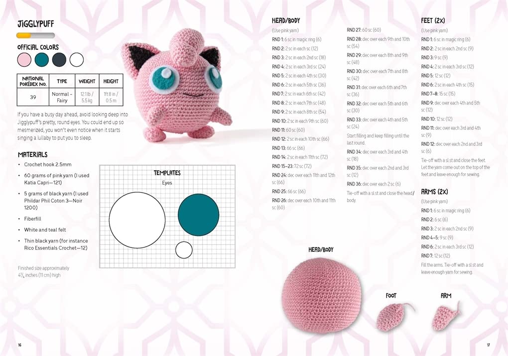 PokeMon Crochet Pikachu Kit