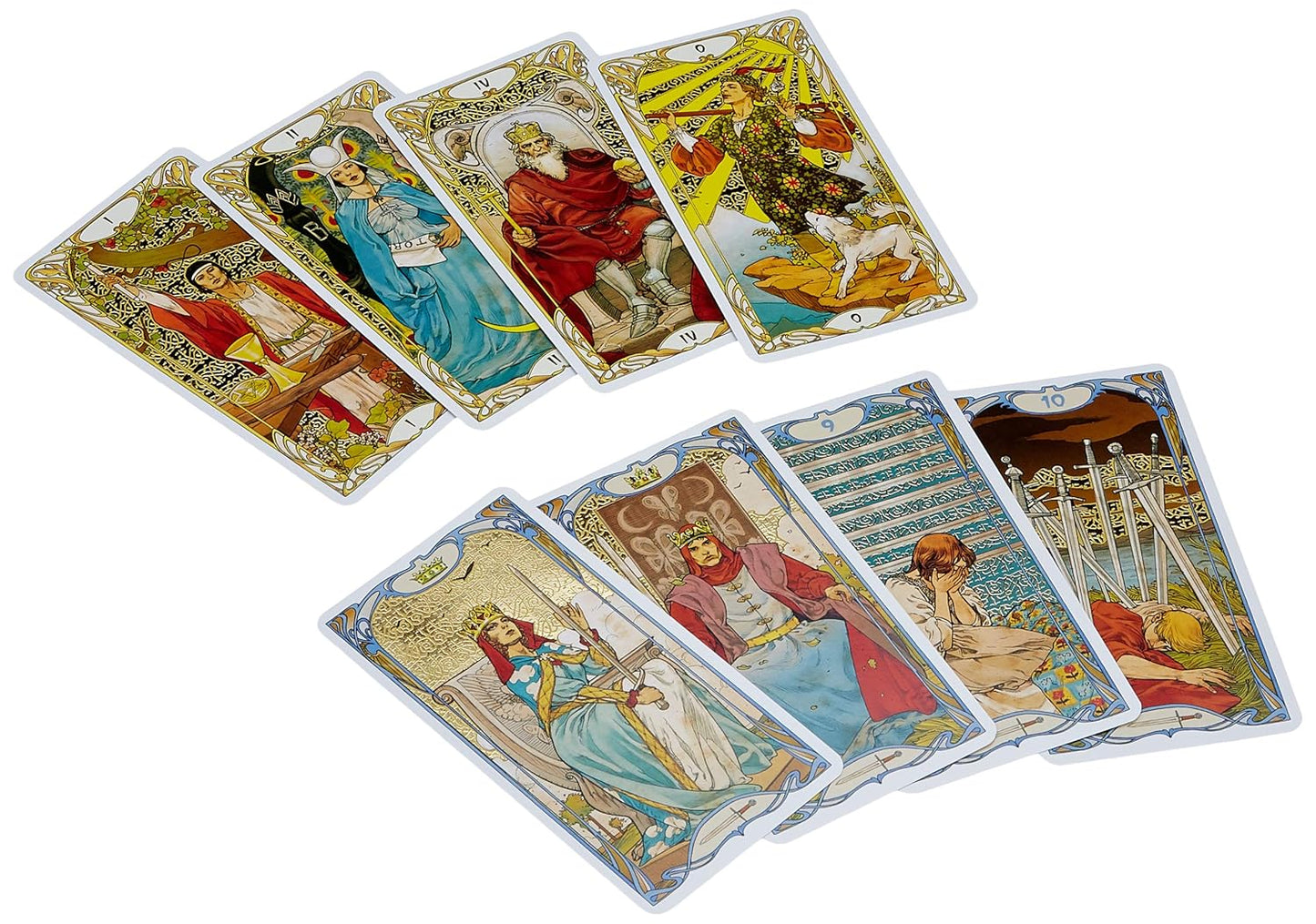 Golden Art Nouveau Tarot