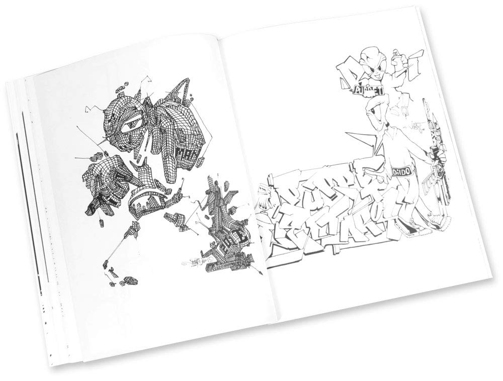 Graffiti Coloring Book 2: Characters