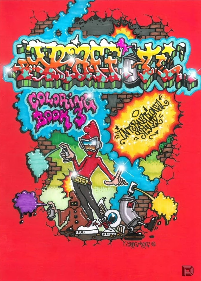 Graffiti Coloring Book 3 : International Styles