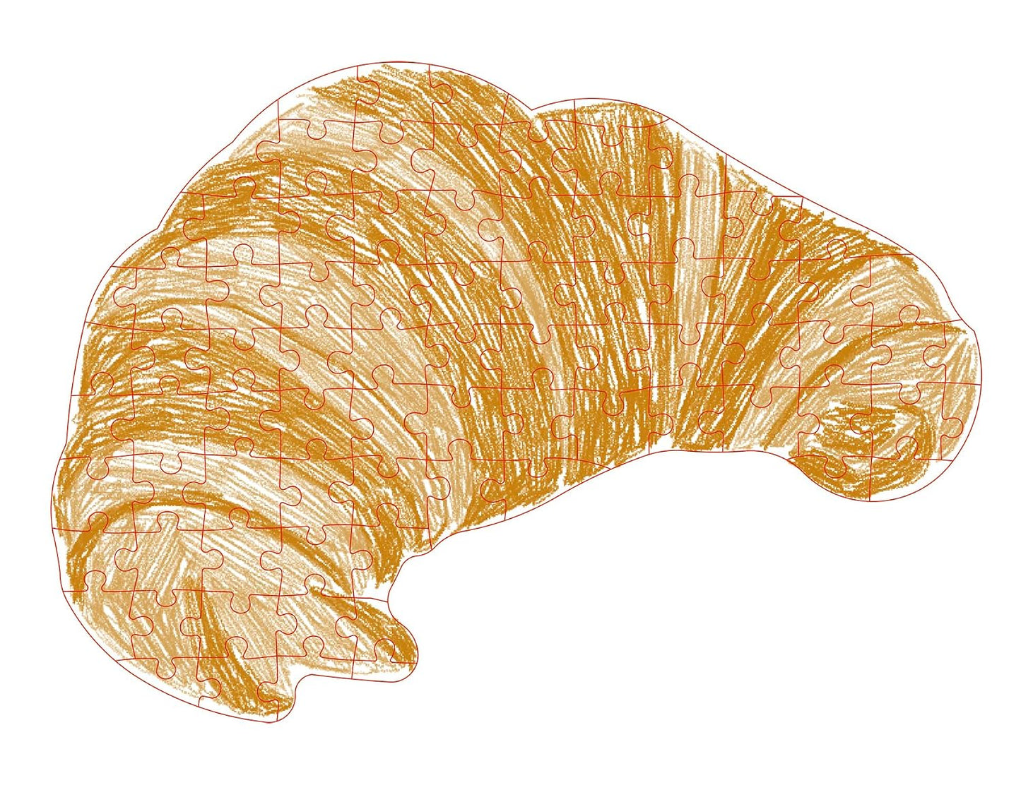 Le Croissant - Puzzle 100 Pièces - Zoé de Las Cases - French