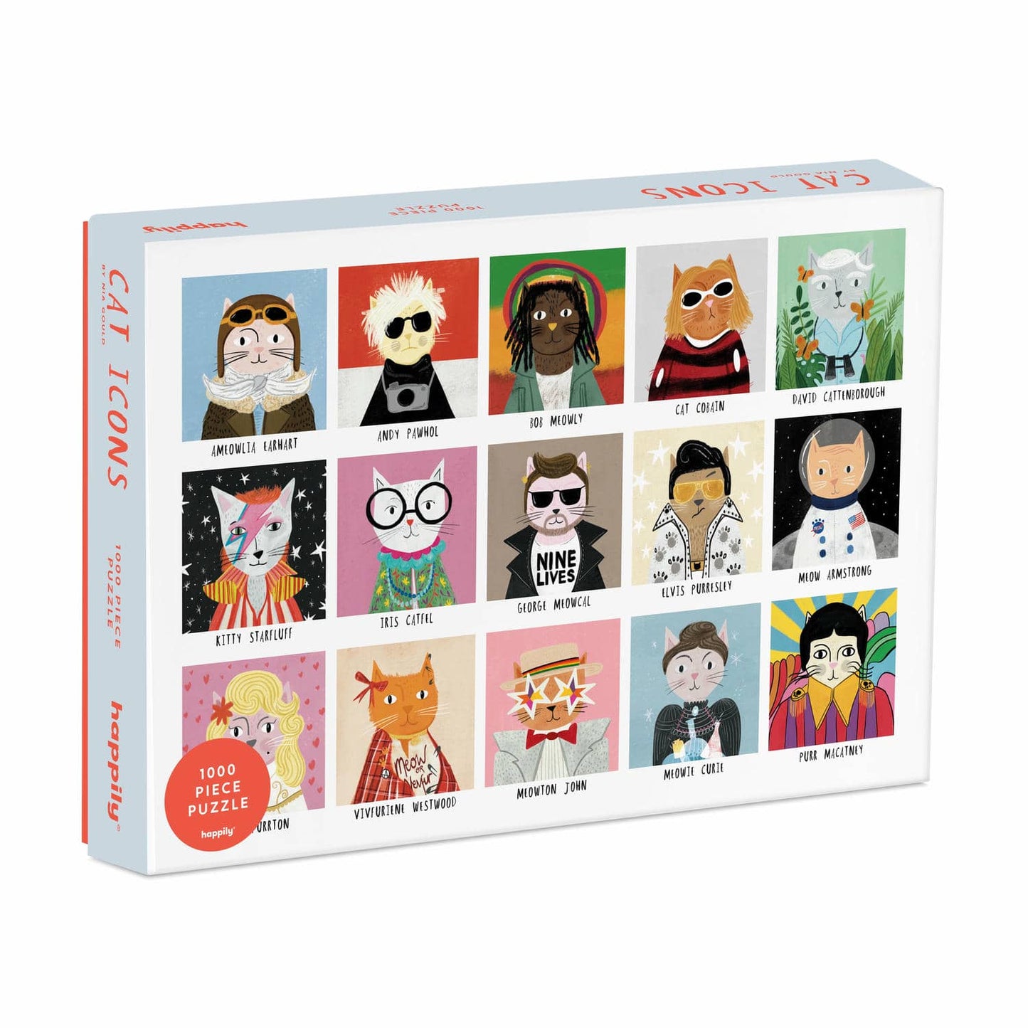 Cat Icons - 1000 Piece Jigsaw Puzzle