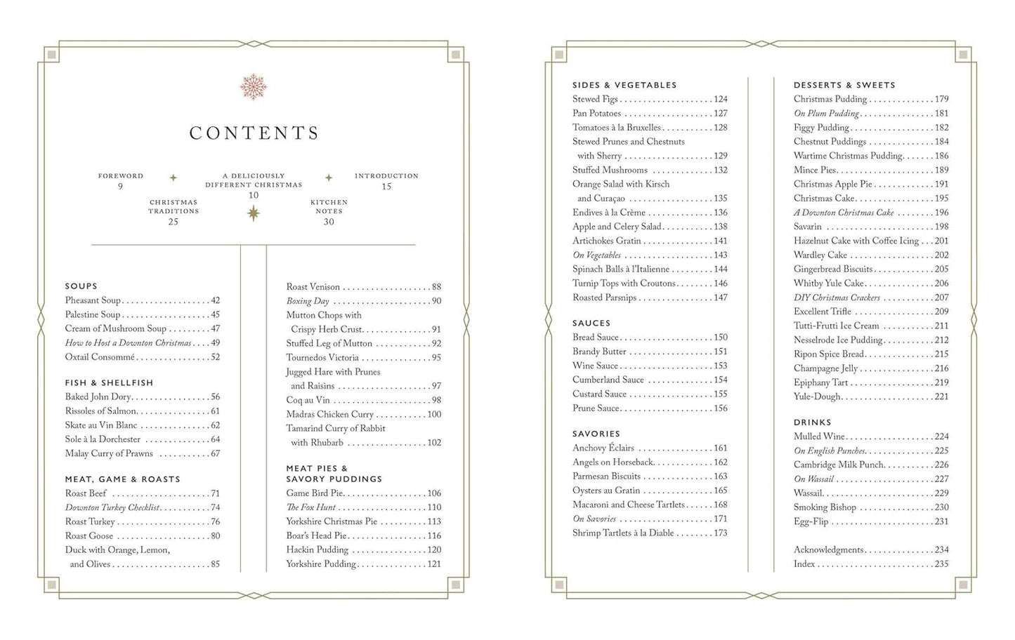 Official Downton Abbey Christmas Cookbook