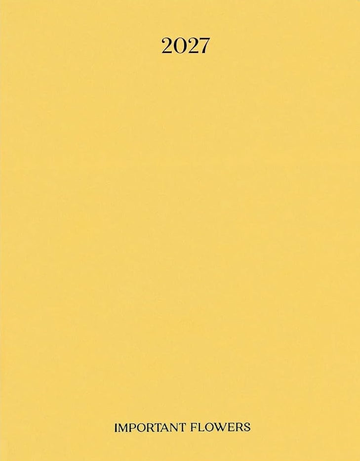 The Important Flowers Planner 2027