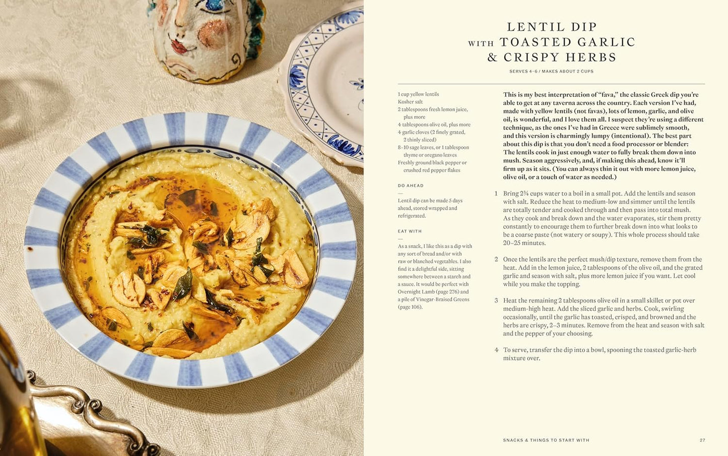 Something from Nothing: A Cookbook
