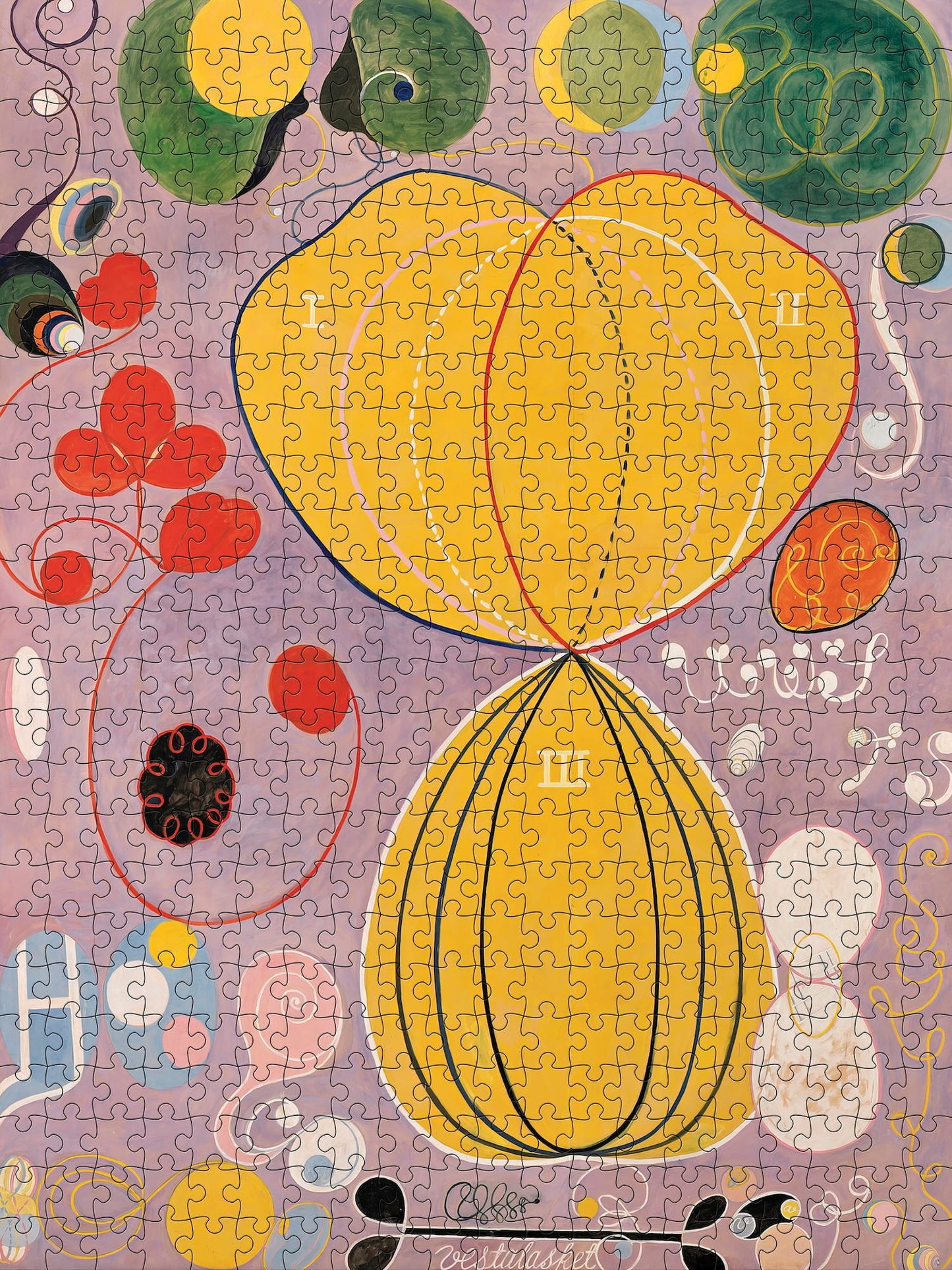 Hilma af Klint: No. 7. Adulthood 500 Piece Puzzle