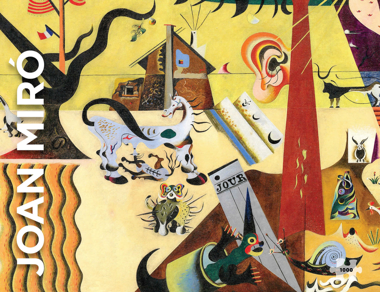 Joan Miró: The Tilled Field 1000 Piece Puzzle