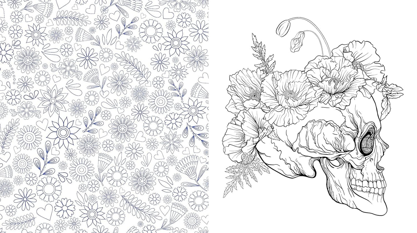 The Day of the Dead Coloring Book