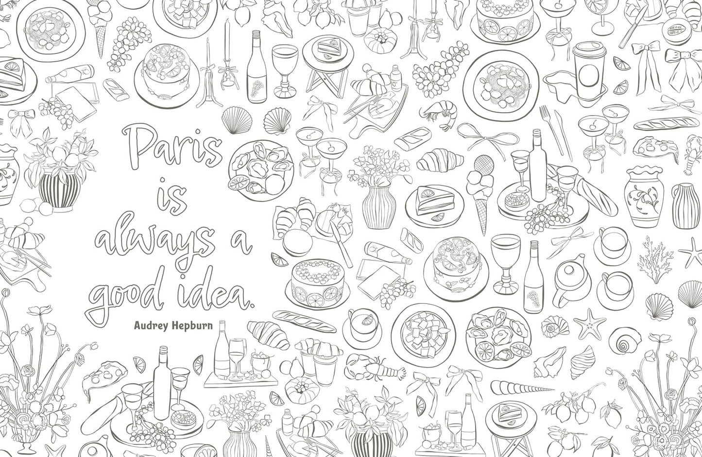 The Paris Colouring Book