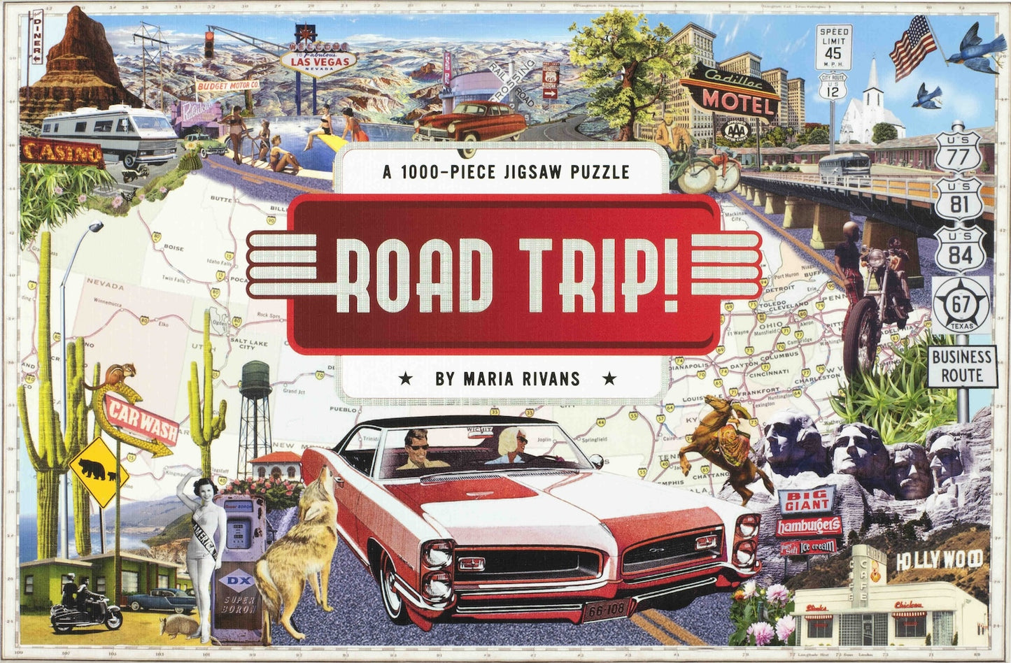 Road Trip A 1000-Piece Jigsaw Puzzle