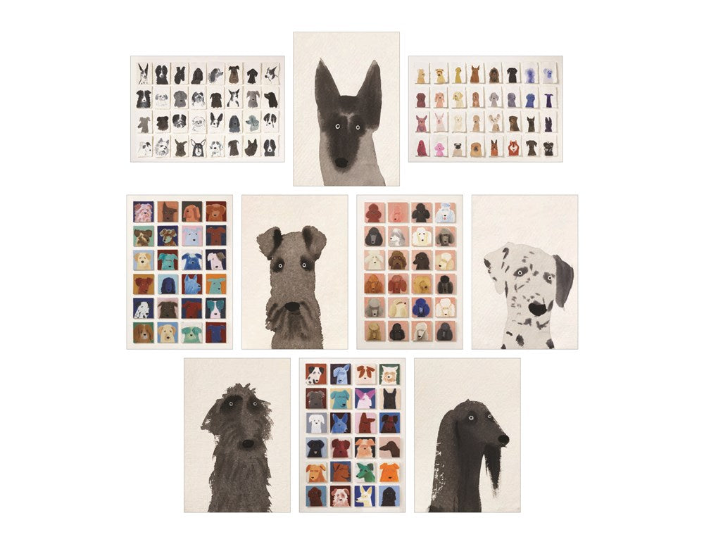 Dog Box - 100 Postcards by 10 Artists