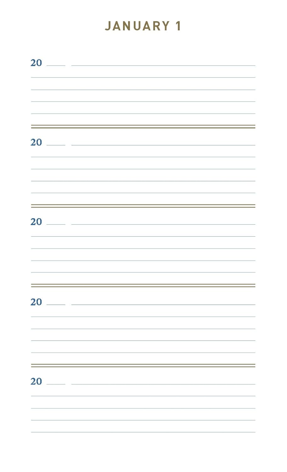 Denim One Line a Day