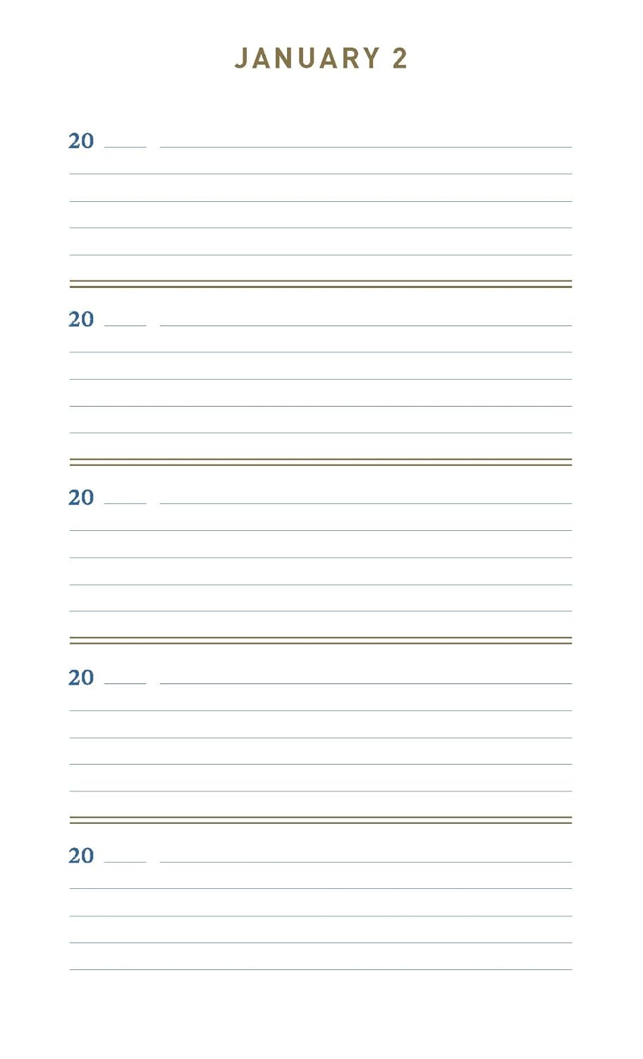 Denim One Line a Day