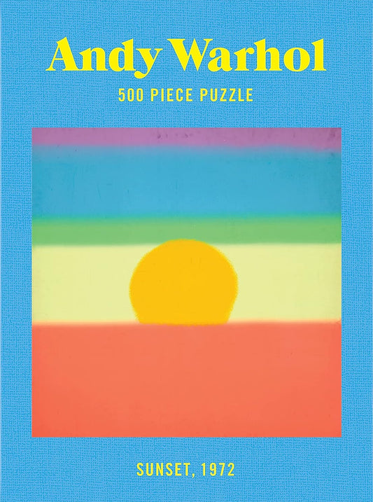 Andy Warhol Sunset 500 Piece Book Puzzle