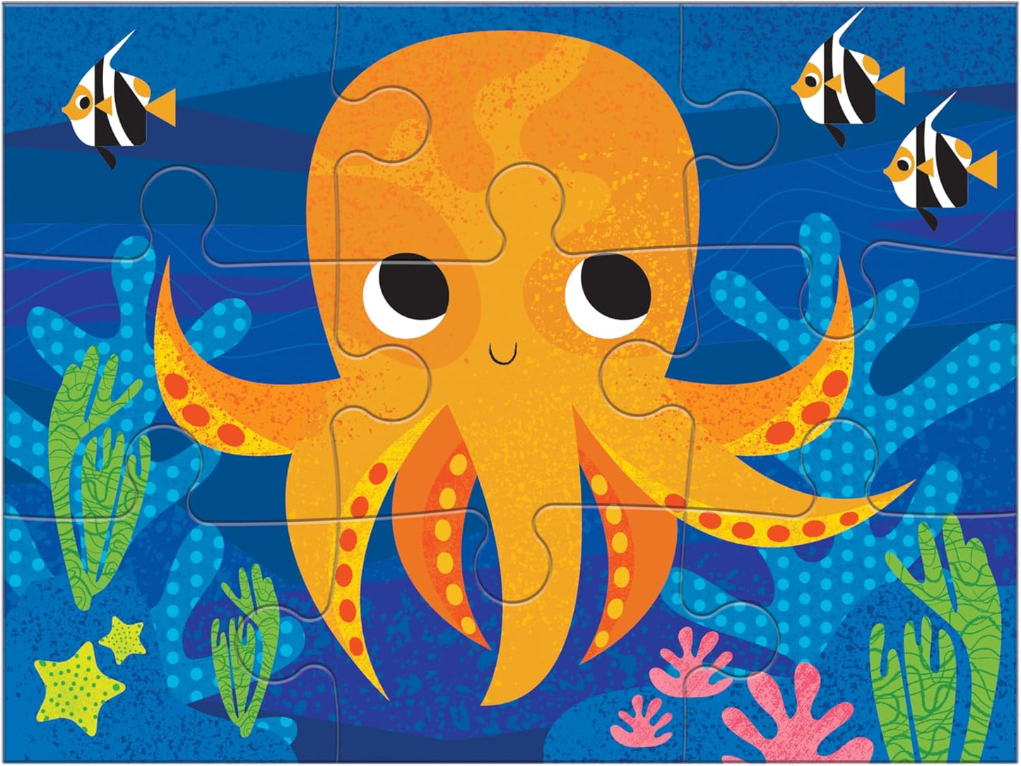 Ocean Friends 4-in-a-Box Puzzle Set