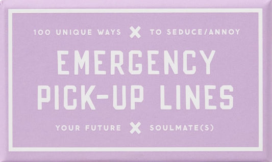 Emergency Pick-up Lines Card Set