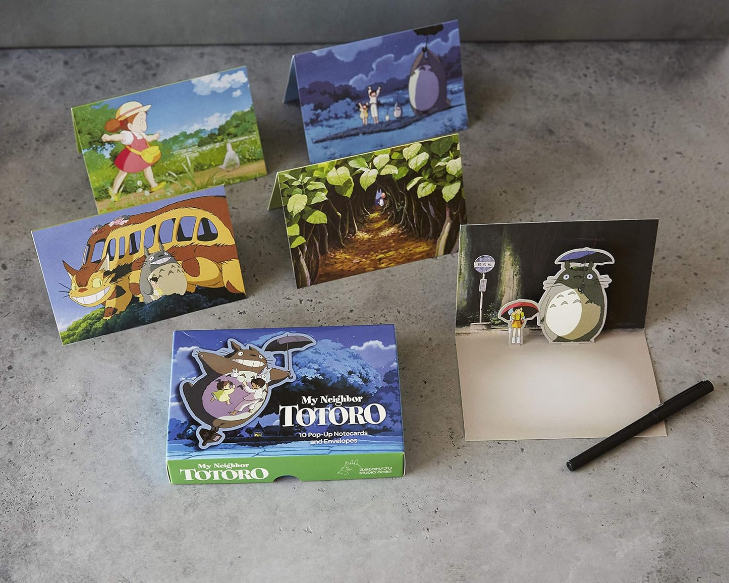 My neighbor Totoro 10 Pop-Up Notecards - Studio Ghibli