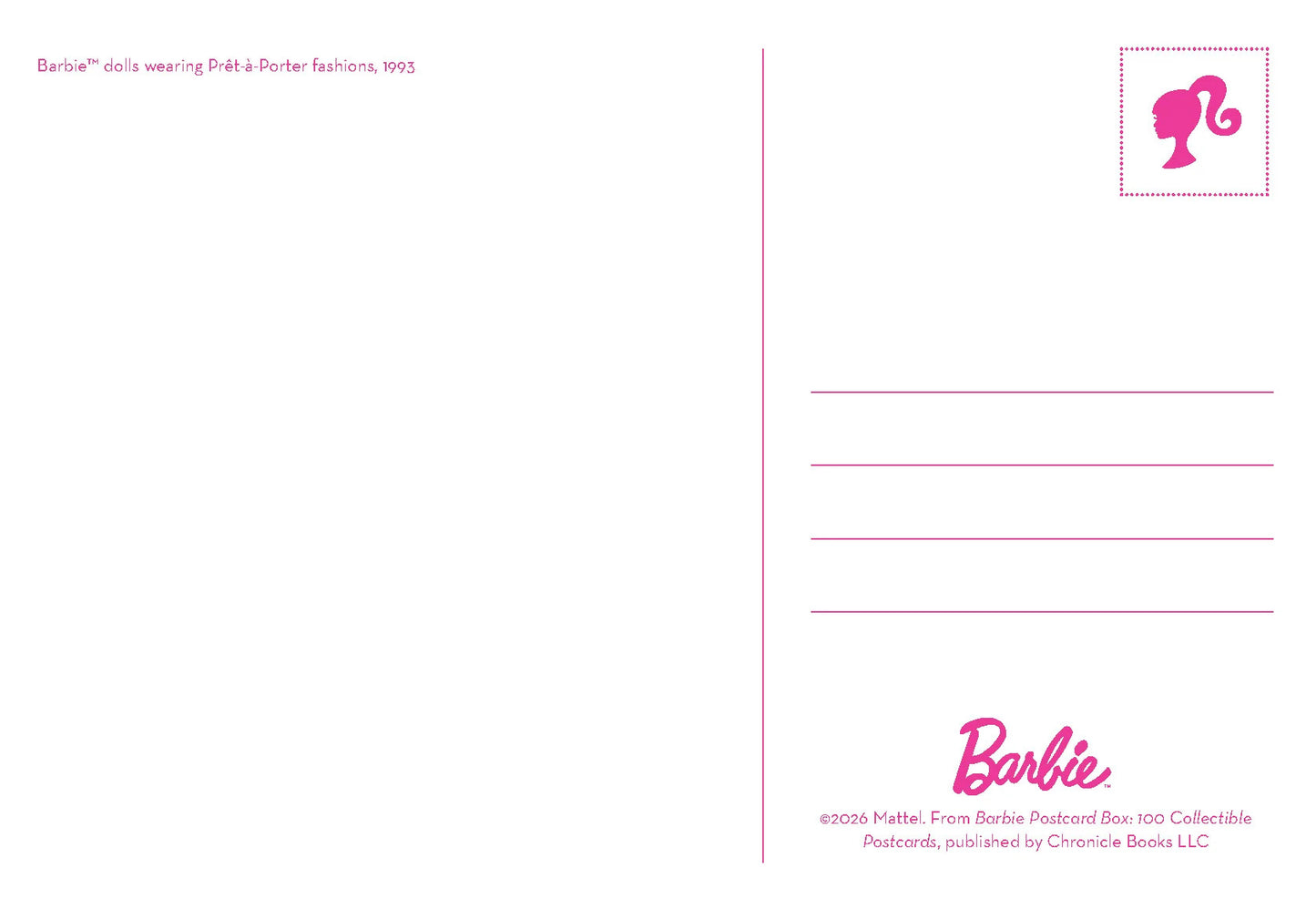Barbie Postcard Box