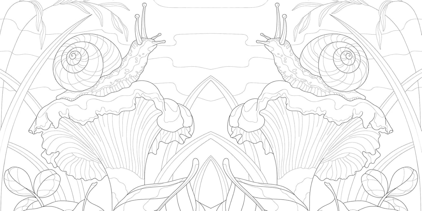 Magic Mushrooms Colouring Book