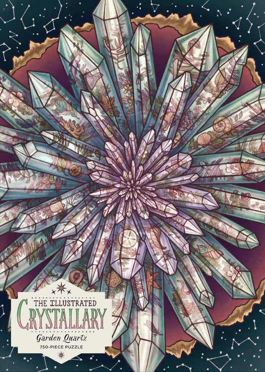 The Illustrated Crystallary Puzzle: Garden Quartz - 750 Pieces