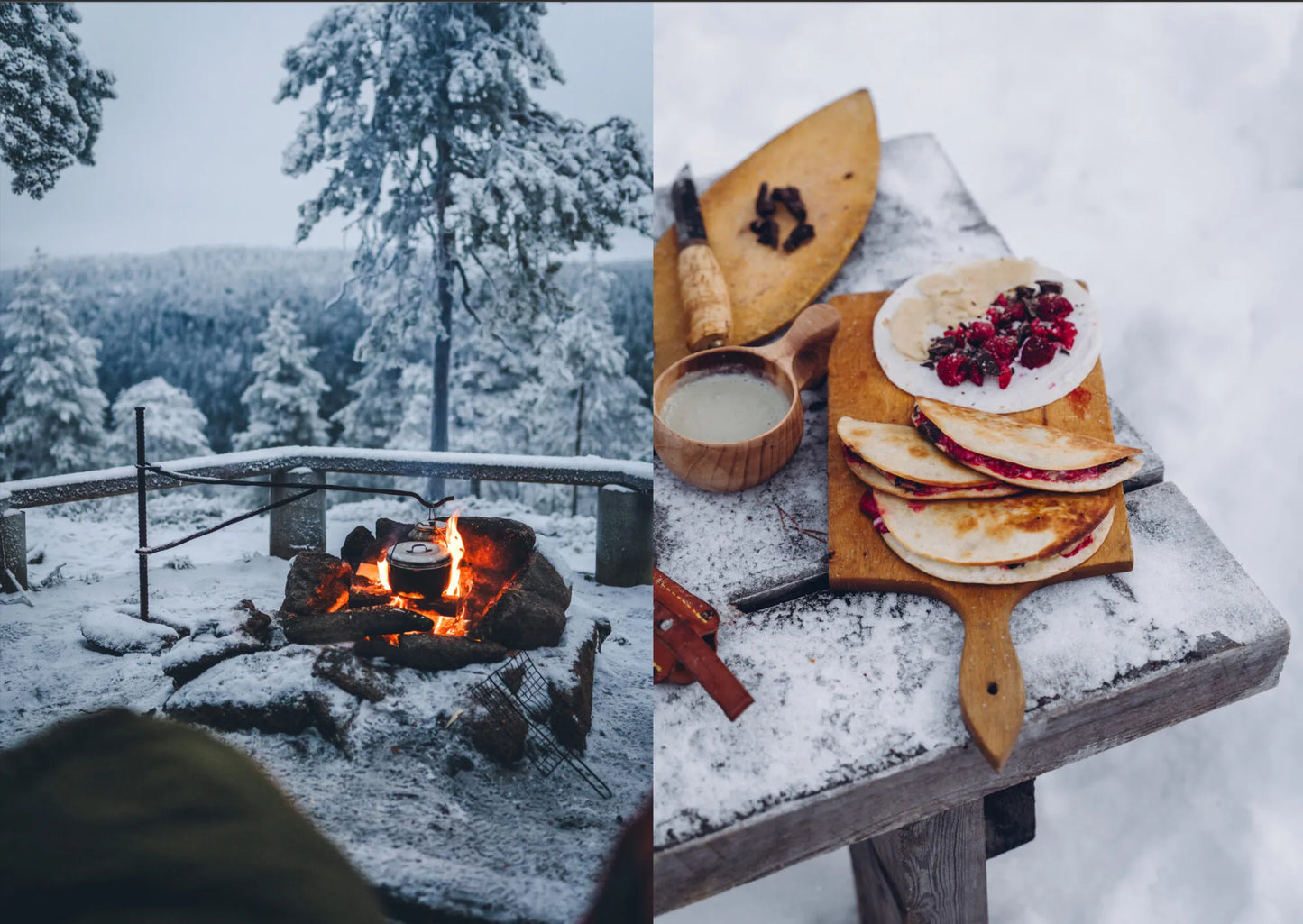 Food Over the Campfire