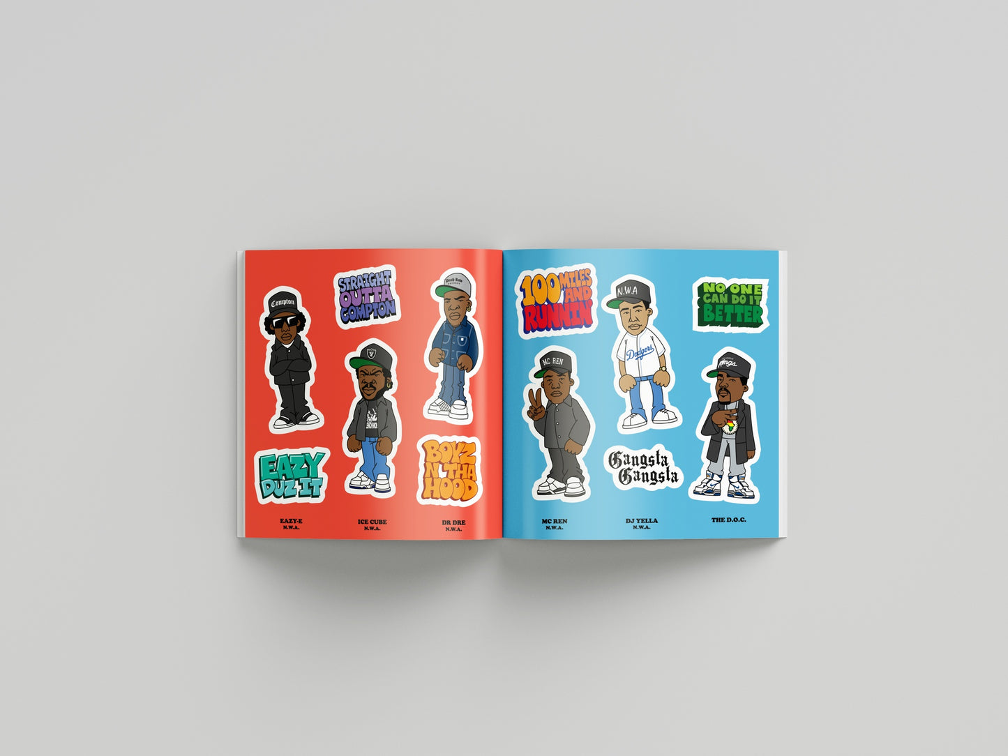 Hiphop Sticker Book