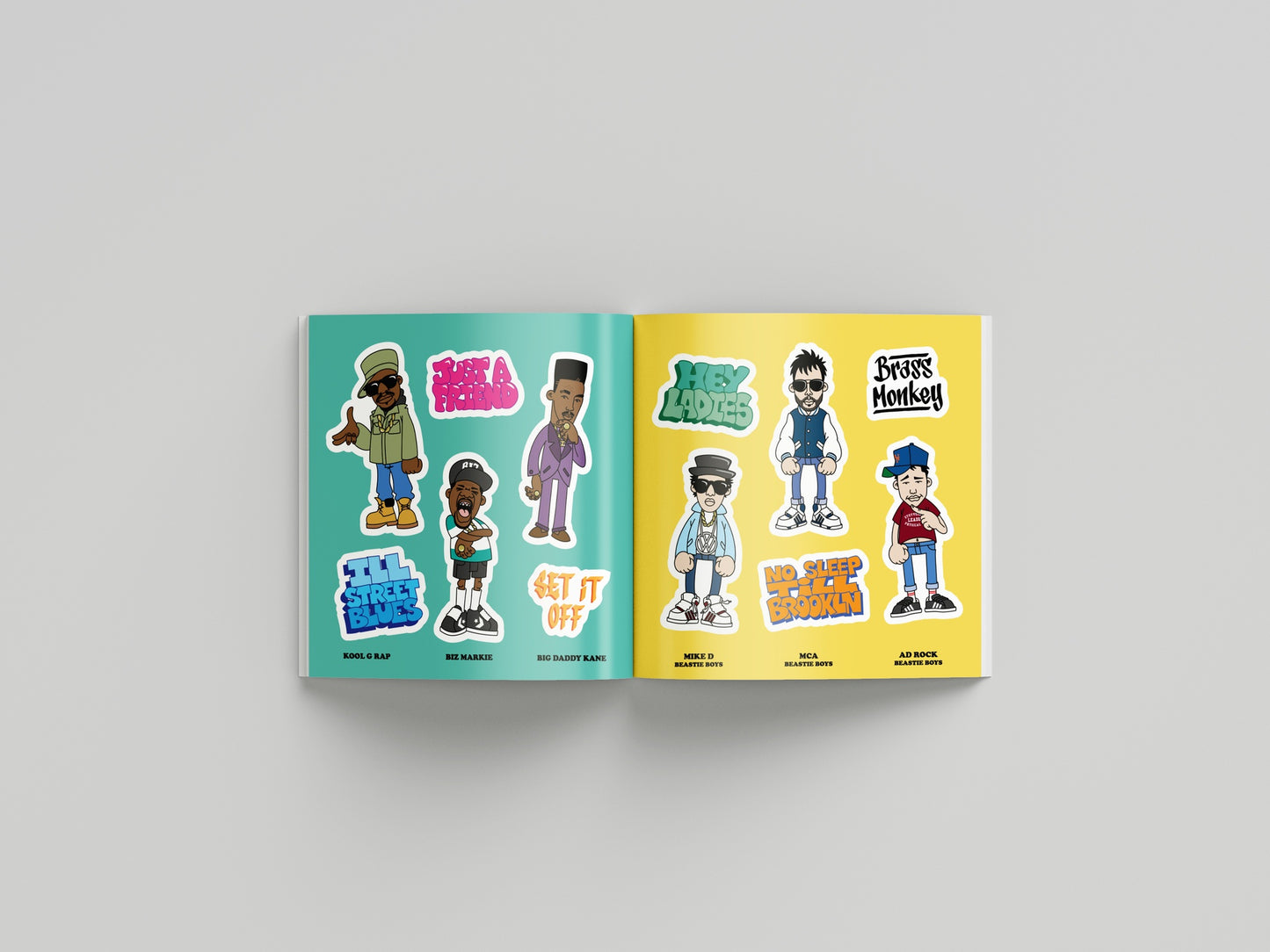 Hiphop Sticker Book