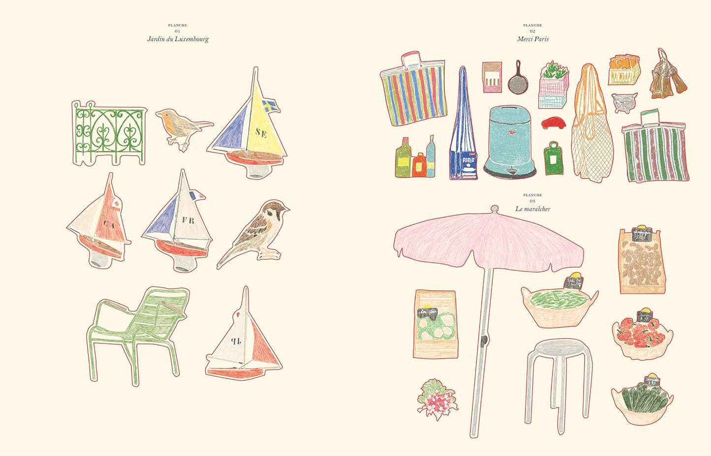 Paris Coloriages et de stickers - Zoé de Las Cases - French