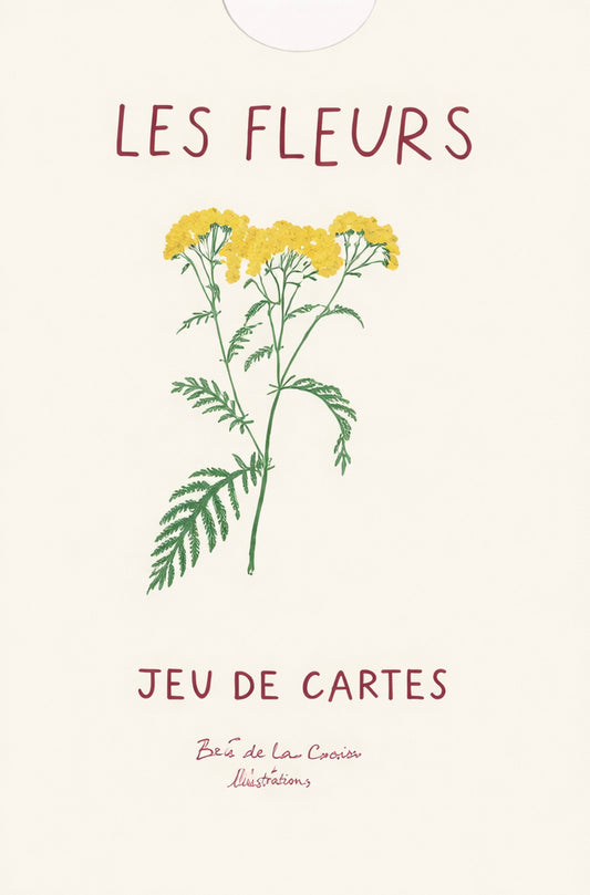 Jeu de Cartes Fleurs - Zoé de Las Cases - French