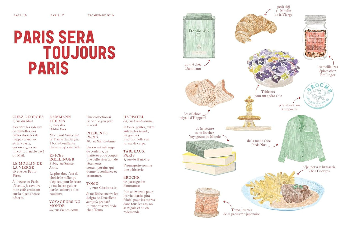 Paris Chéri Address Book - Zoé de Las Cases - French