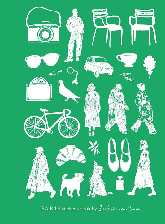 Paris Stickers Book - Zoé de Las Cases - French