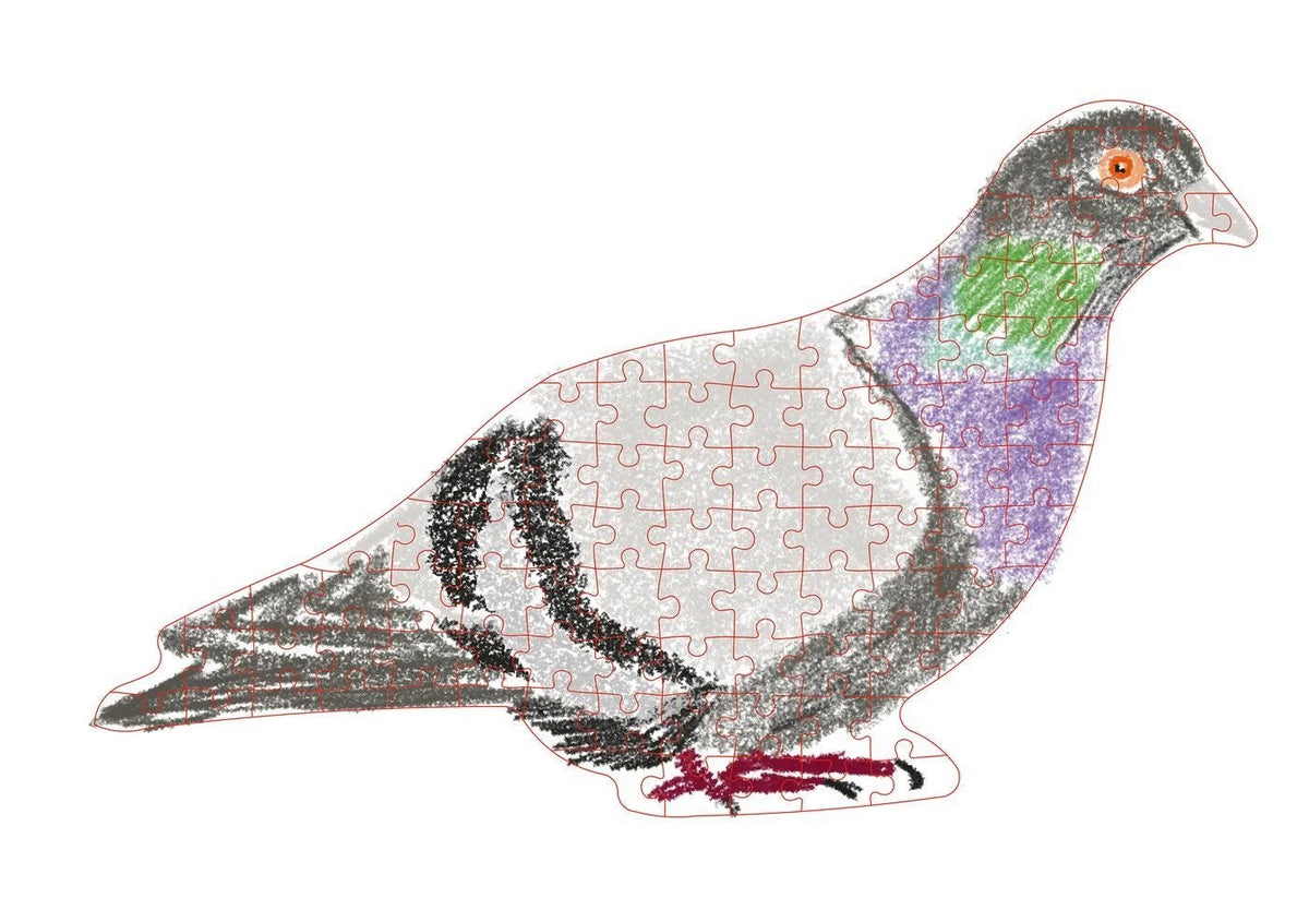 Le Pigeon - Puzzle 100 Pièces - Zoé de Las Cases - French