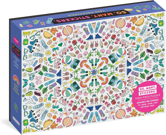 So. Many. Stickers. 1,000-Piece Puzzle
