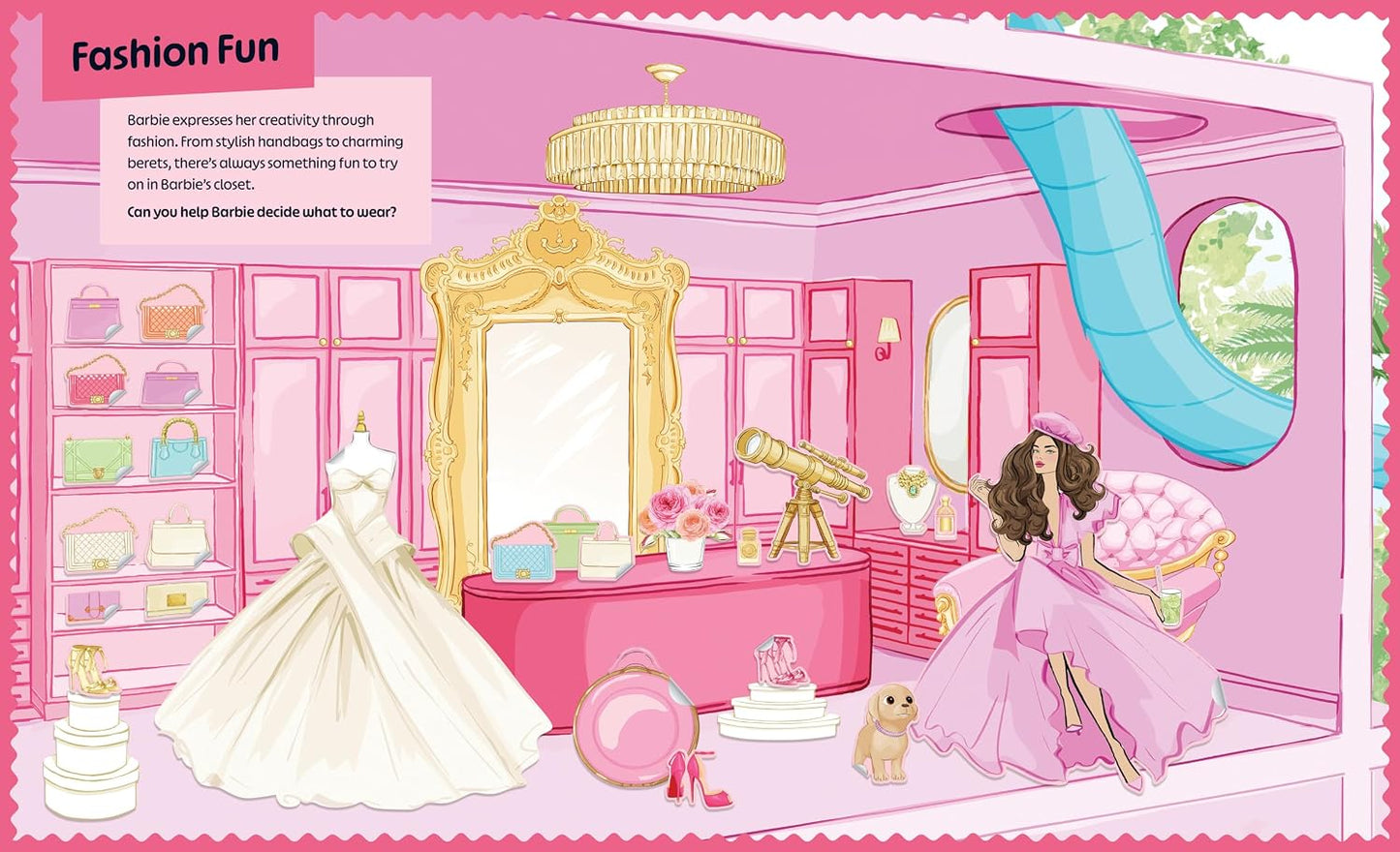 Barbie - Dress-Up Sticker Book