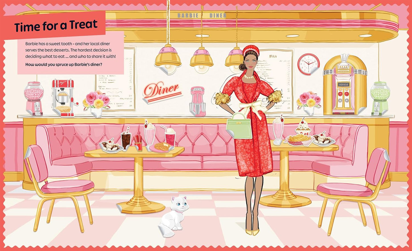 Barbie - Dress-Up Sticker Book