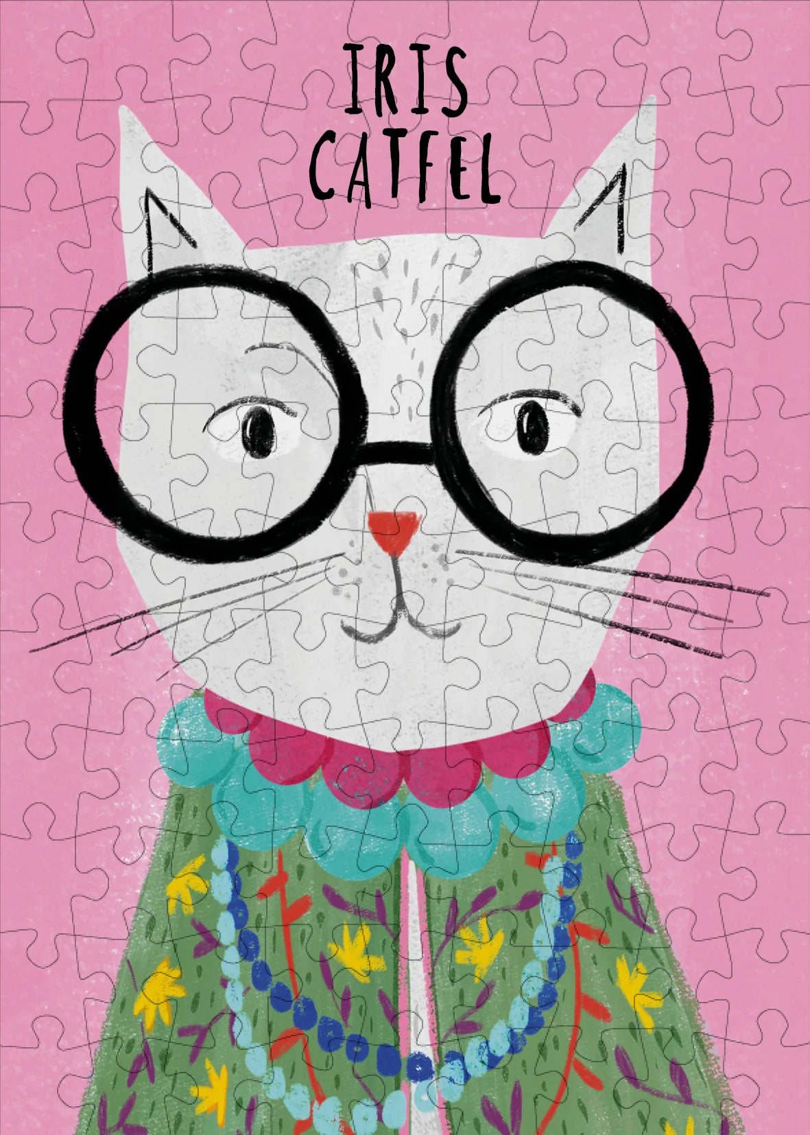 Iris Catfel - 99 Piece Mini Jigsaw Puzzle