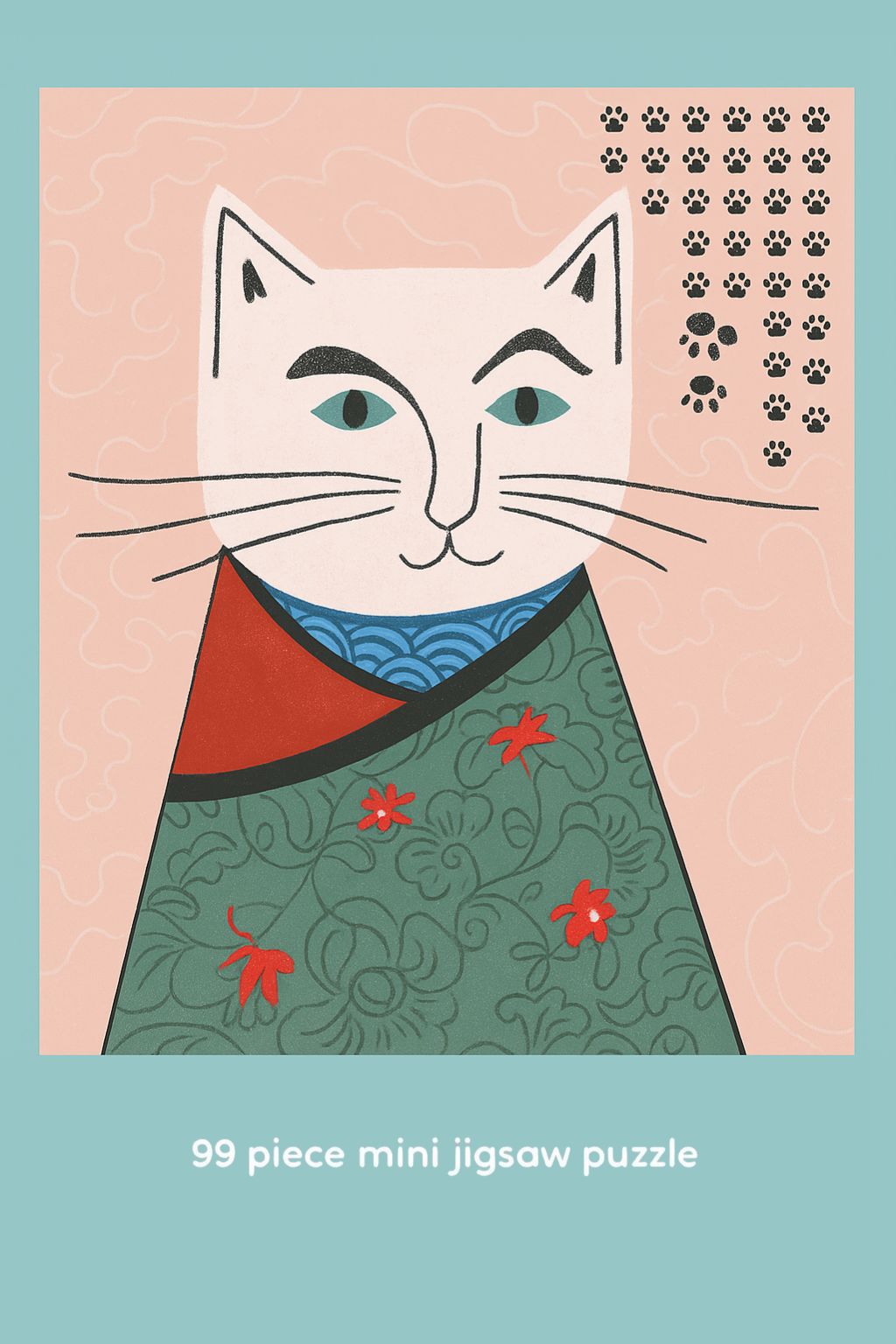Kittygawa Hiroshige - 99 Piece Mini Jigsaw Puzzle