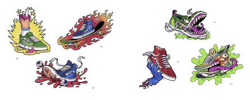 Stickerbomb Sneakers