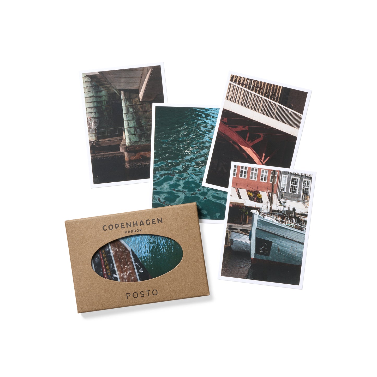 Posto Copenhagen Harbor - Pack of 12 (90x65mm)