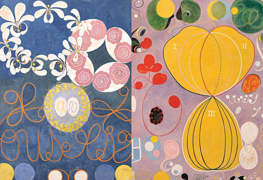 Hilma af Klint 120-Piece Double-Sided Puzzle Set