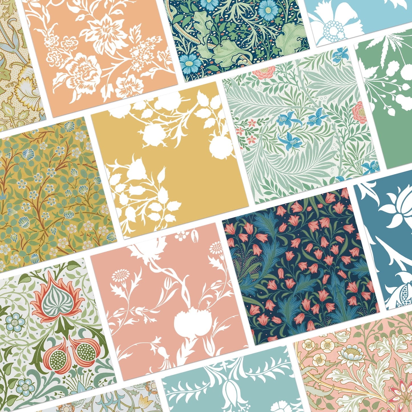 William Morris Origami Florals
