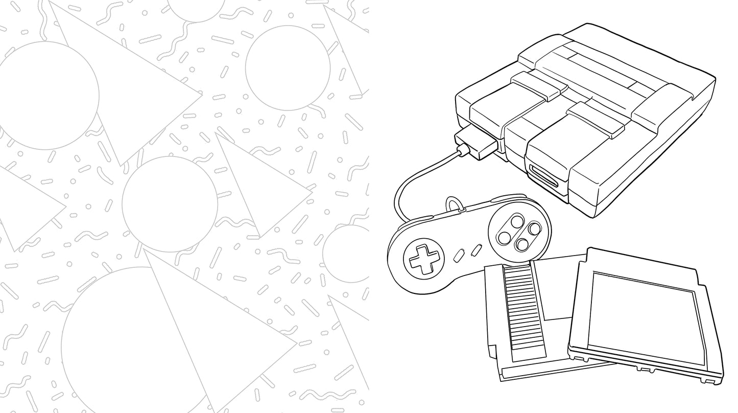 The Best of the 80's Coloring Book