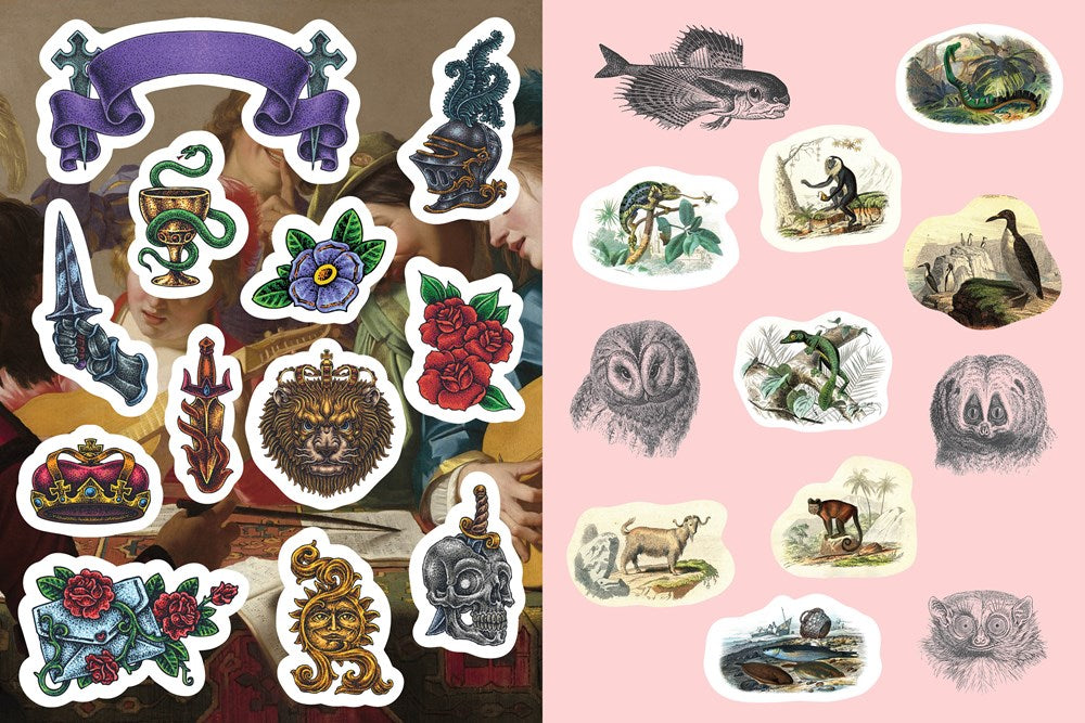 Oddities & Curiosities Sticker, Color & Activity Book