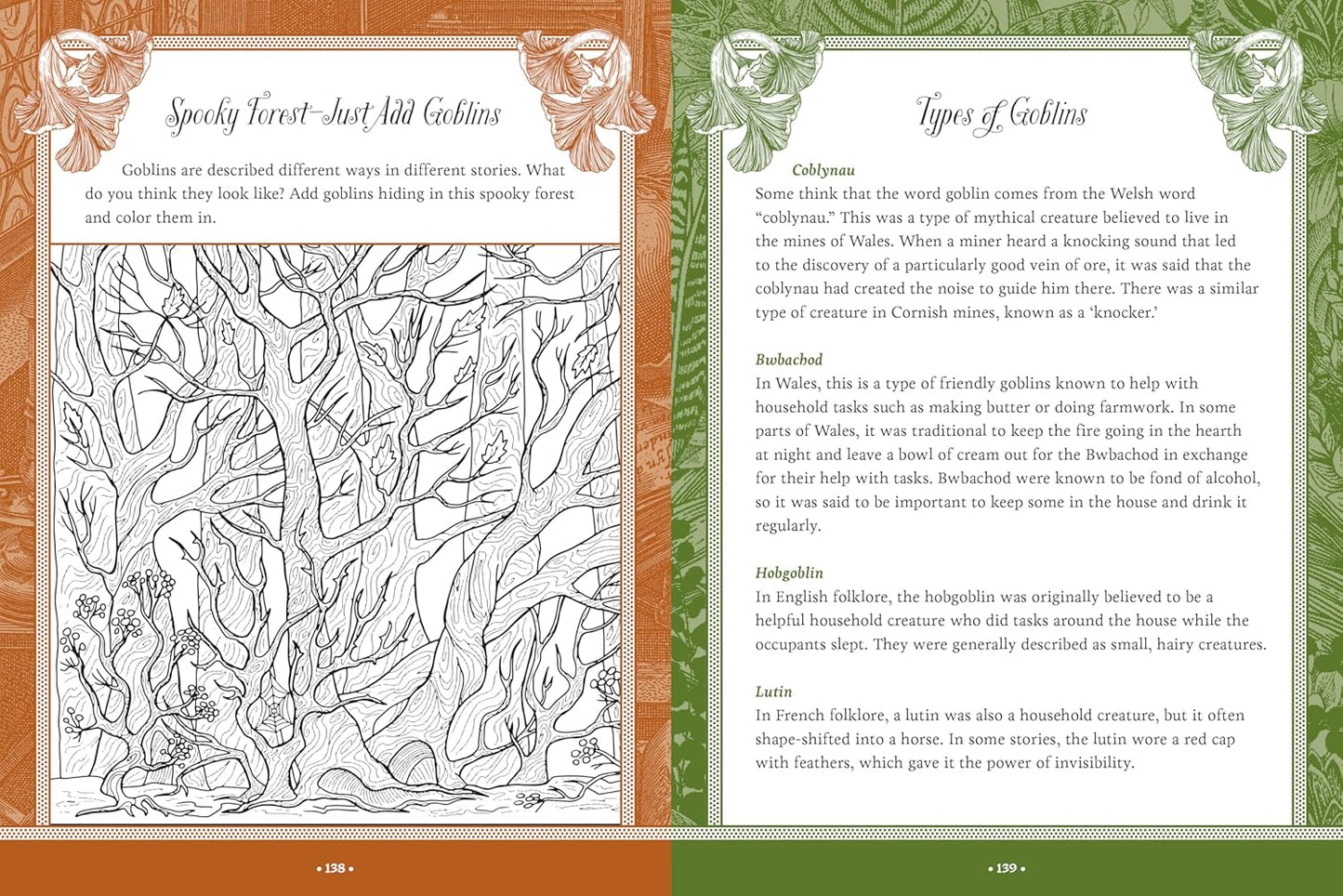 Forest, Fairies, Mushrooms and Goblins Sticker, Color & Activity Book: Over 500 Unique Stickers