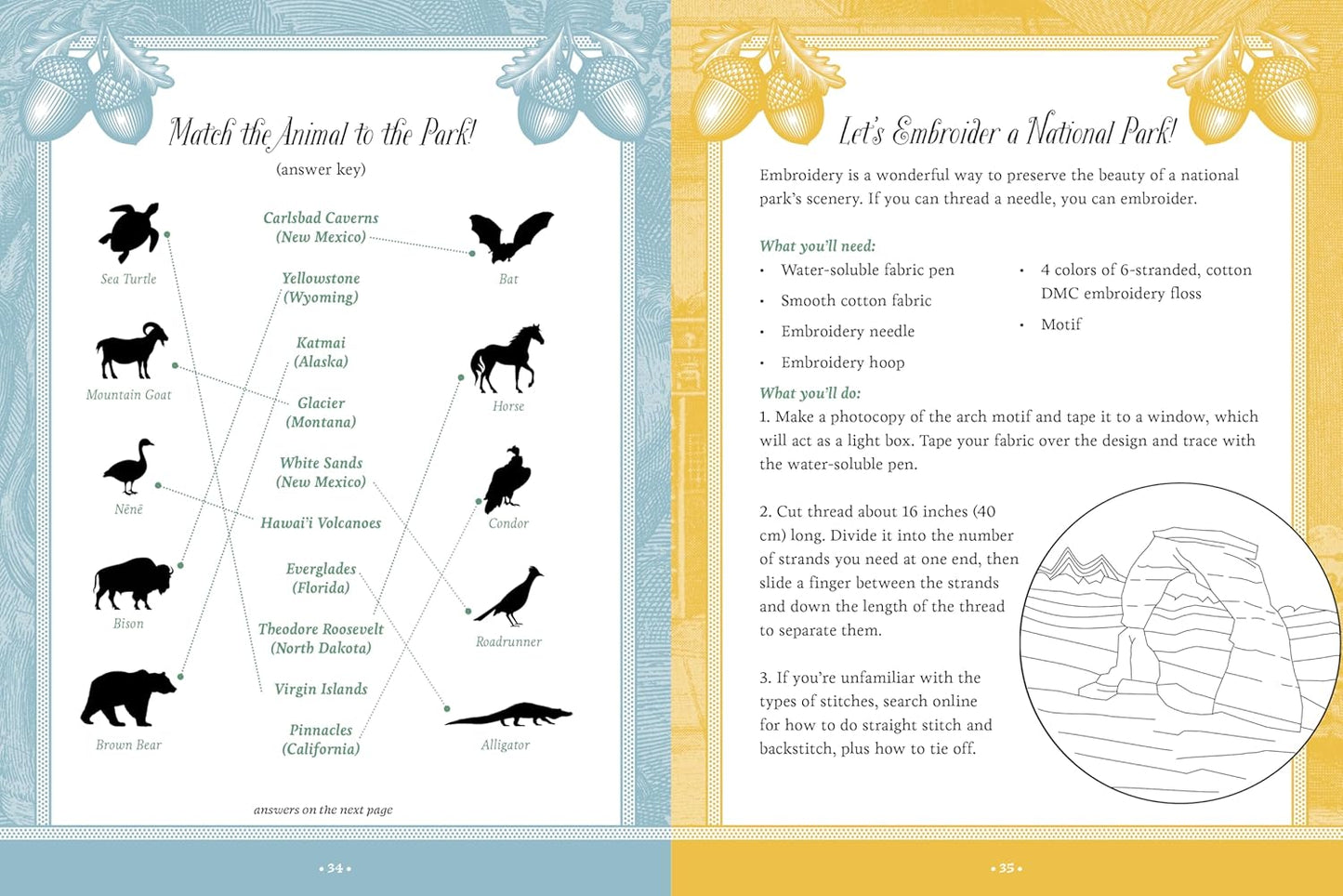 National Parks, Monuments, and Historic Sites Sticker, Color & Activity Book
