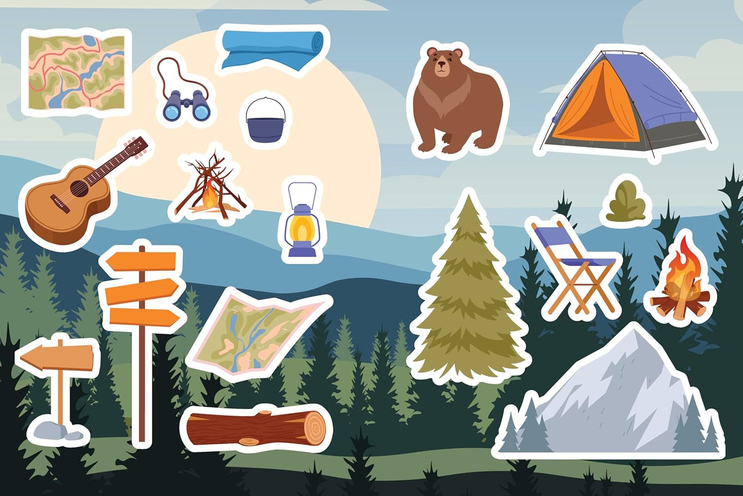 National Parks, Monuments, and Historic Sites Sticker, Color & Activity Book