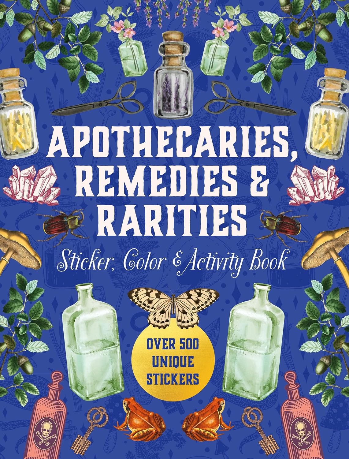 Apothecaries. Remedies & Rarities Sticker. Color & Activity Book