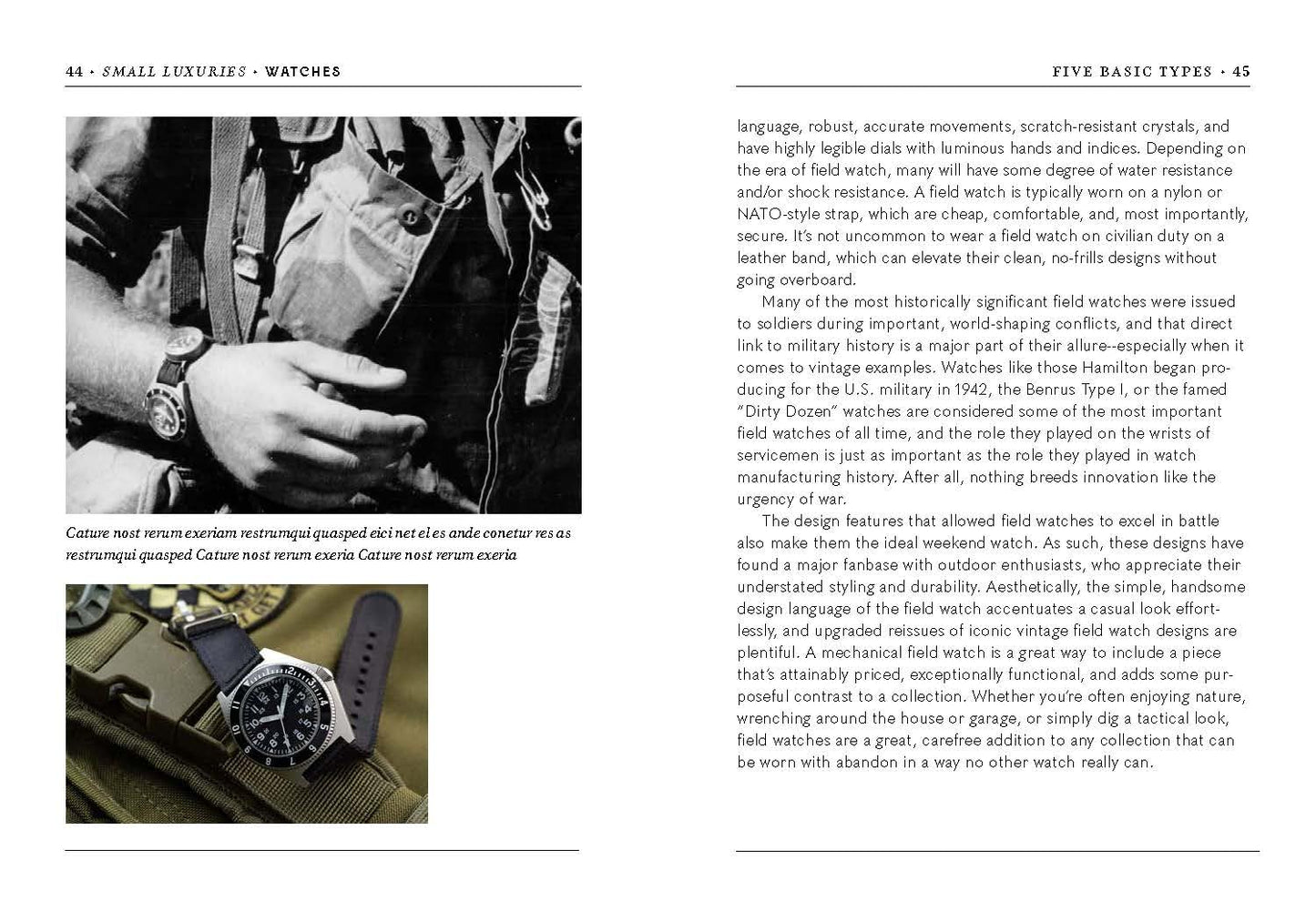 Watches - Small Luxuries